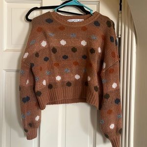 Polka dot sweater